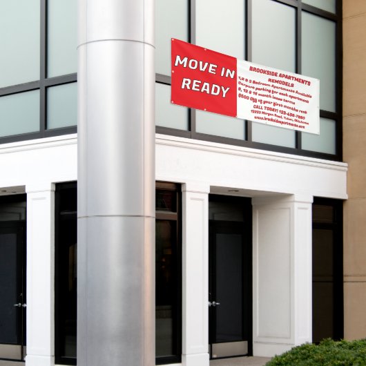 Customize Detailed Apartments For Rent Move In Rea 横断幕 (ビルの外側)