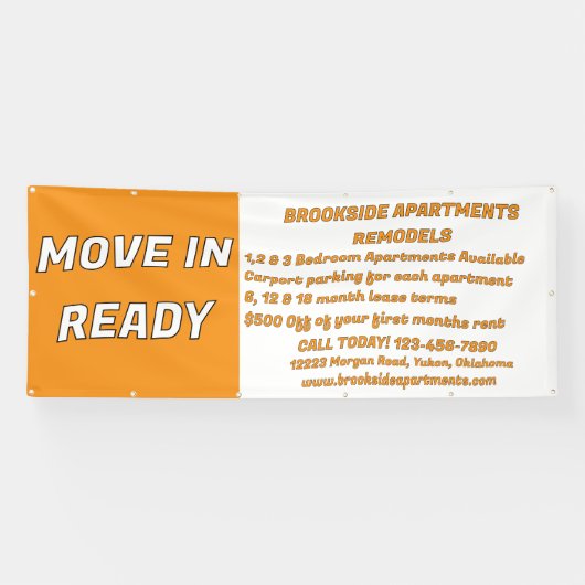 Customize Detailed Apartments For Rent Move In Rea 横断幕 (横)