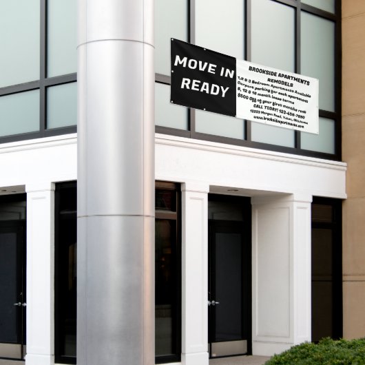 Customize Detailed Apartments For Rent Move In Rea 横断幕 (ビルの外側)