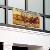 Customize Farm Fall Harvest Horse Drawn Wagon Ride 横断幕 (ビルの外側)