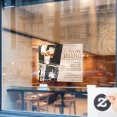 Customize Food Bar Beverage Grill Crew Now Hiring ウィンドウサイン (カフェ窓)