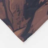 Customize Four Wheel Drive Camping Adventure フリースブランケット (角)