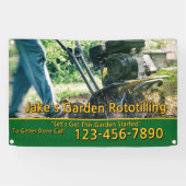 Customize Garden Rototilling Service Business  横断幕 (横)