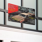 Customize Generic U Pic Em Auto Parts Scrap Yard  横断幕 (ビルの外側)