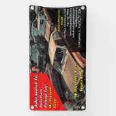 Customize Generic U Pic Em Auto Parts Scrap Yard  横断幕 (縦)