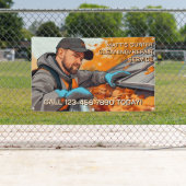 Customize Gutter Cleaning Repair Service Fence 横断幕 (インサイチュ)