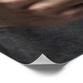 Customize Hipster Man Vaping Vape Shop Business  ポスター (角)