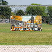 Customize Home Gutter Cleaning Business Promo 横断幕 (インサイチュ)