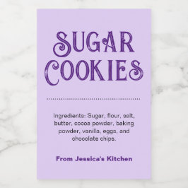 Customize Homemade label HM001_27rdv2 フードラベル