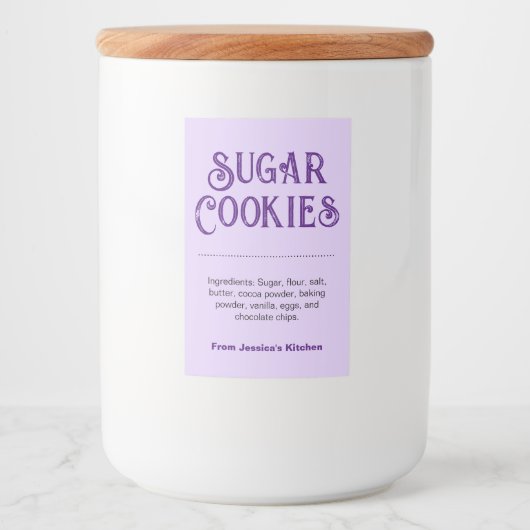 Customize Homemade label HM001_27rdv2 フードラベル (正面)