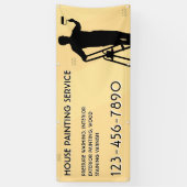 Customize House Painting Service Promo Fence 横断幕 (縦)