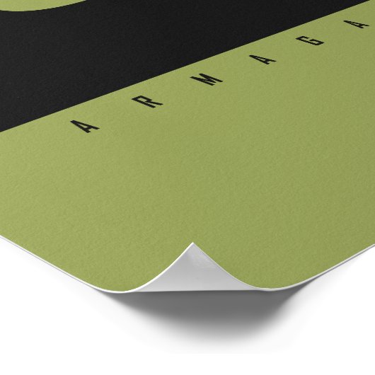 CUSTOMIZE IT Camo Pop Art Cow Poster ポスター (角)