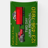 Customize Junk Removal Business Promotional 横断幕 (縦)