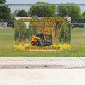Customize Land Clearing Mulching Service Business  横断幕 (インサイチュ)