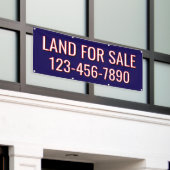 Customize Land For Sale or Lease Fence Line 横断幕 (ビルの外側)