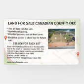 Customize Land Lot Property For Sale Logo Agent  横断幕 (横)