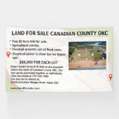 Customize Land Lot Property For Sale Logo Agent  横断幕 (横)