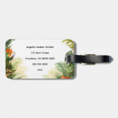Customize Leopard and Jungle Luggage Tag ラゲッジタグ (裏面横)