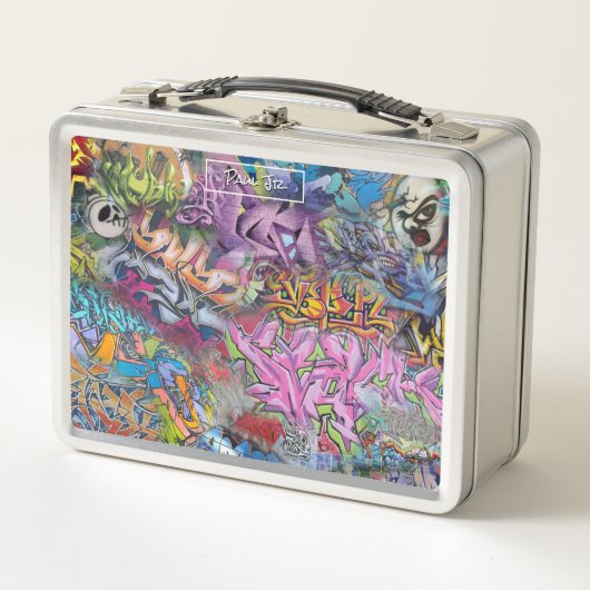 Customize Lunch Box - Street Art メタルランチボックス (正面)