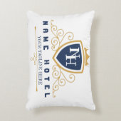 Customize Luxury hotel business company LOGO アクセントクッション (正面(垂直))