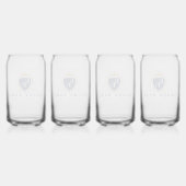 Customize Luxury hotel business or restaurant logo ガラス缶 (裏面)