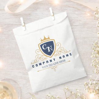 Customize Luxury hotel business or restaurant logo フェイバーバッグ