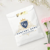 Customize Luxury hotel business or restaurant logo フェイバーバッグ (封をした状態)