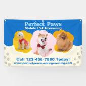 Customize Mobile Pet Grooming Promotional Fence 横断幕 (横)