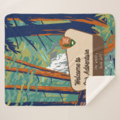 Customize Moran State Park Family Camping Adventur シェルパブランケット (正面(横))