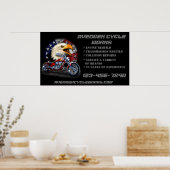 Customize Motorcycle Repair Shop Business  ポスター (キッチン)