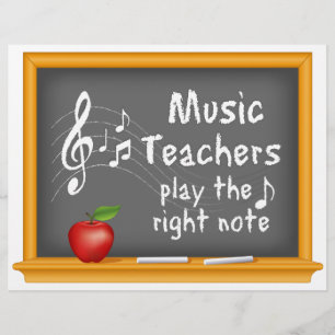 Customize-Music Teachers Play the Right Note チラシ