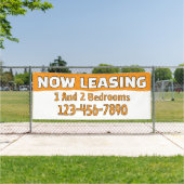 Customize Now Leasing 1 And 2 Bedrooms 横断幕 (インサイチュ)