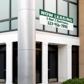 Customize Now Leasing 1 And 2 Bedrooms  横断幕 (ビルの外側)