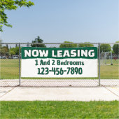 Customize Now Leasing 1 And 2 Bedrooms  横断幕 (インサイチュ)