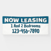 Customize Now Leasing 1 And 2 Bedrooms  横断幕 (横)