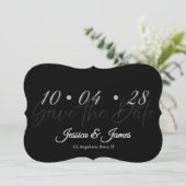 Customize  Personalized Save the Date セーブザデート (スタンド正面)