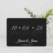 Customize  Personalized Save the Date セーブザデート (スタンド正面)