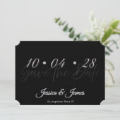 Customize  Personalized Save the Date セーブザデート (スタンド正面)