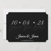 Customize  Personalized Save the Date セーブザデート (正面)