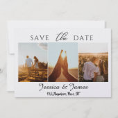 Customize Photo Personalized Save the Date セーブザデート (正面)