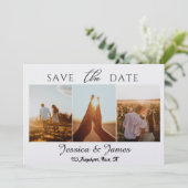 Customize Photo Personalized Save the Date セーブザデート (スタンド正面)