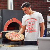 Customize Pizza Restaurant Detailed Graphic  Tシャツ