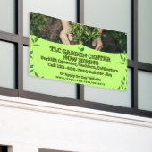 Customize Plant Nursery Garden Center Now Hiring 横断幕 (ビルの外側)
