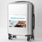 Customize Poll/ Vote/ Petition シール (スーツケース)