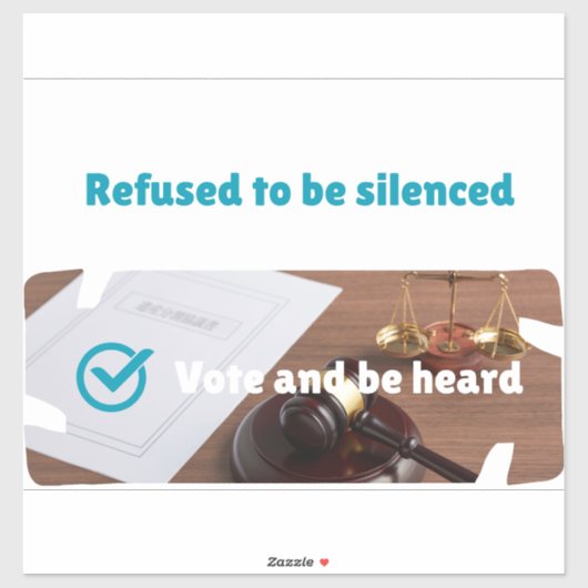 Customize Poll/ Vote/ Petition シール (シート)