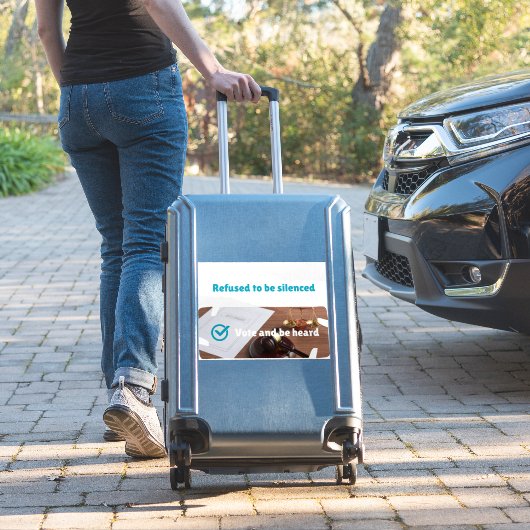 Customize Poll/ Vote/ Petition シール (スーツケースインサイチュ)