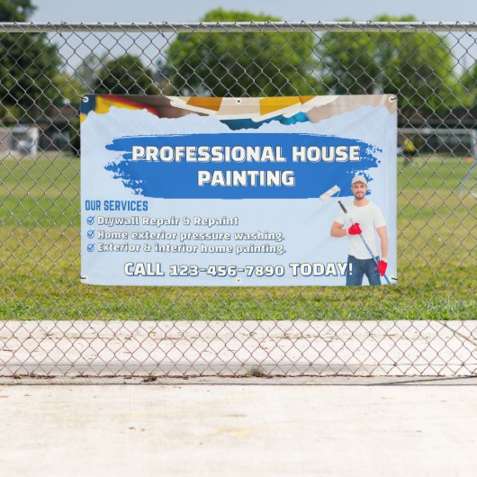 Customize Professional House Painting Picture & Lo 横断幕 (インサイチュ)
