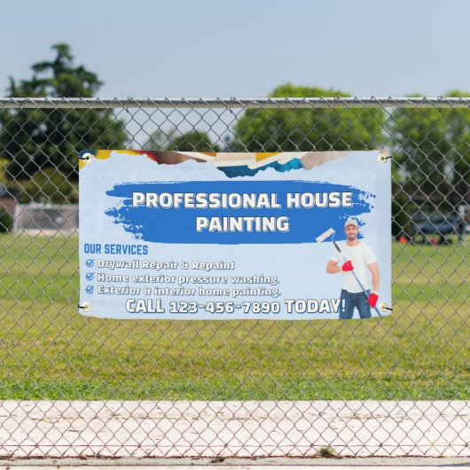 Customize Professional House Painting Picture & Lo 横断幕 (インサイチュ)