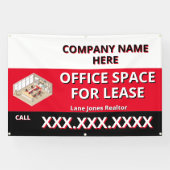 Customize Retail Space For Lease Company Logo Buil 横断幕 (横)