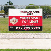 Customize Retail Space For Lease Company Logo Buil 横断幕 (インサイチュ)